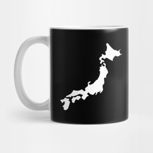 Japan Silhouette White Mug